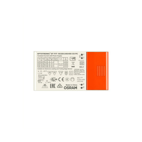 18w Max 27-40v Osram dimmable driver
